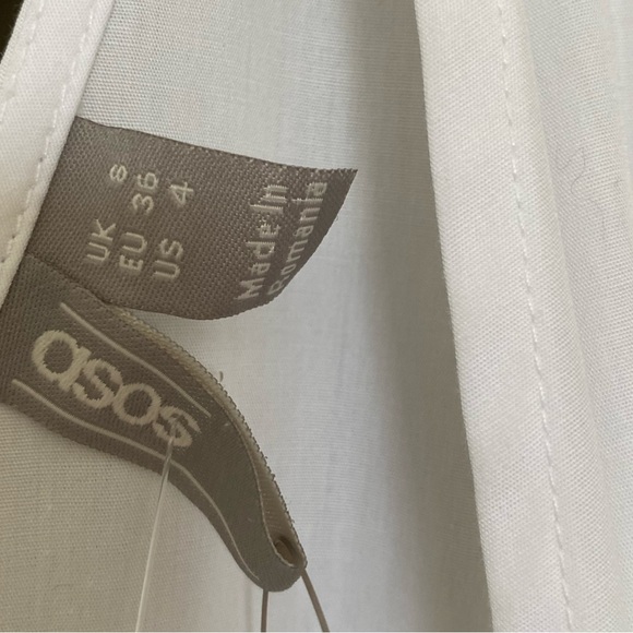 ASOS ribbon tie smock dress. Size 4. NWT/RARE - Picture 2 of 4